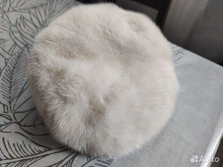 Берет норковый 28 см