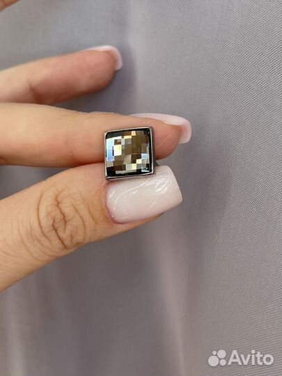 Запонки swarovski новые