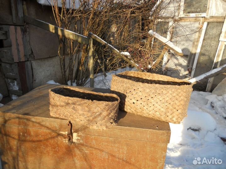 Короб берестяной лыковый туесок пестерь самовывоз