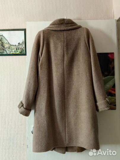 Пальто женское с мехом 50