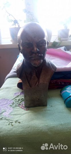 Бюст ленина бронза