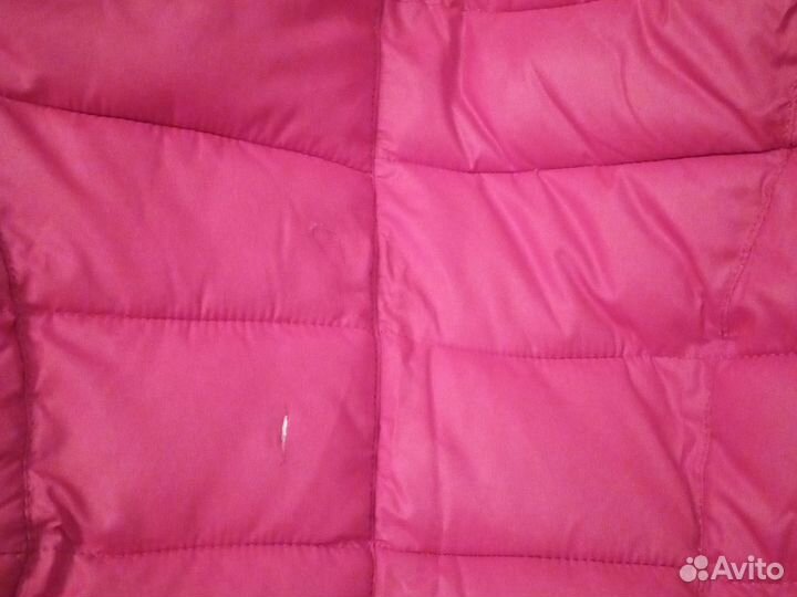 Пуховик для девочки 140