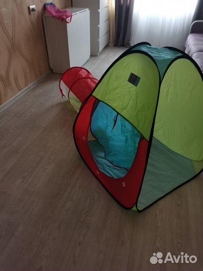 Детская игровая палатка с тоннелем