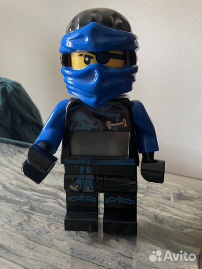 Часы будильник Lego