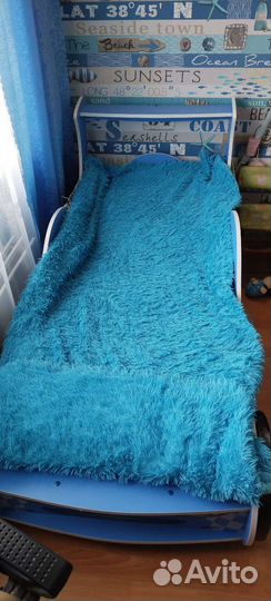 Детская кровать от 3 лет с матрасом бу