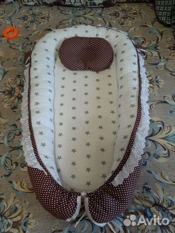 Кокон гнездышко для новорожденных большой