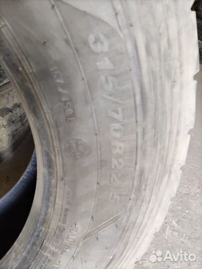 Грузовая шина бу 315 70 R22.5 Goodyear