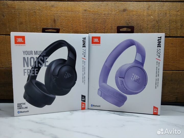 Беспроводные наушники JBL tune 520BT, 770NC