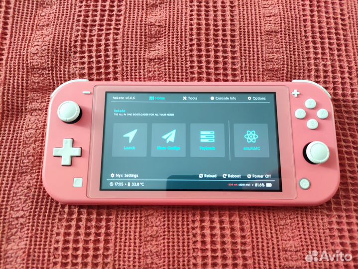 Nintendo Switch Lite Pink 256Gb (picofly)