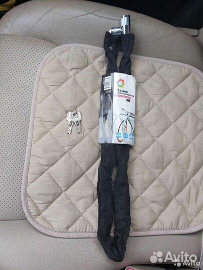 Замок велосипедный, цепь, 5 см-1000 мм