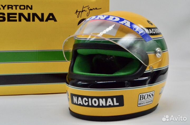1/2, Ayrton Senna шлем 1990 года Чемпион Мира