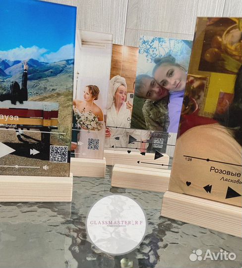 Фото на стекле с музыкой