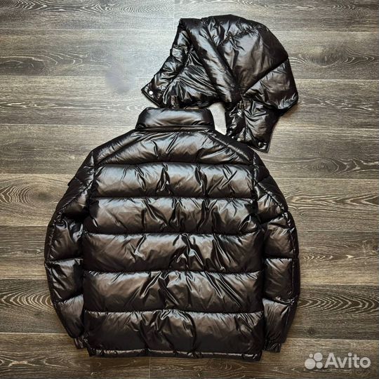 Пуховик moncler мужской глянцевый