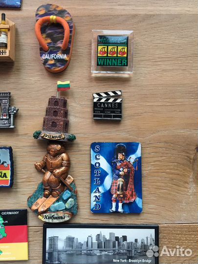 Магниты на холодильник из разных стран