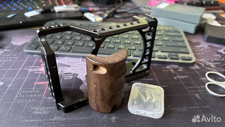 Клетка smallrig sony 6500 6300 + деревянная ручка