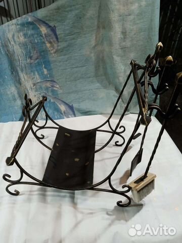 Дровница кованая