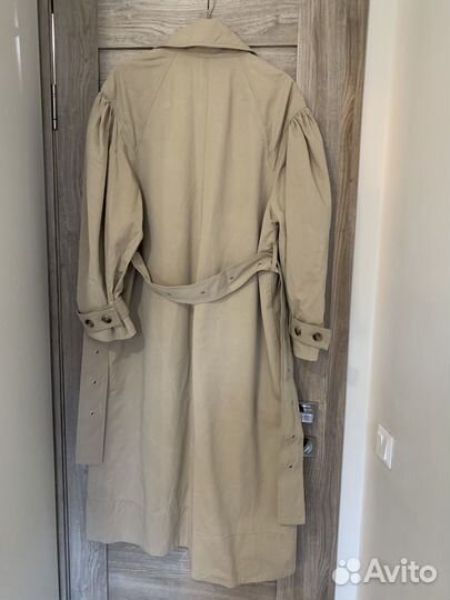 Хлопковый тренч H&M