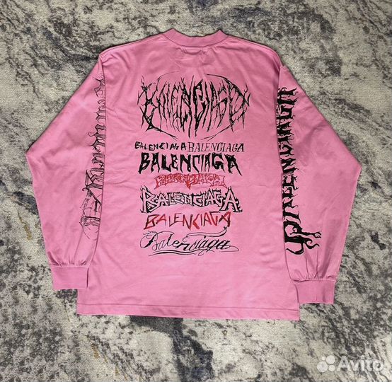 Лонгслив Balenciaga Diy metal