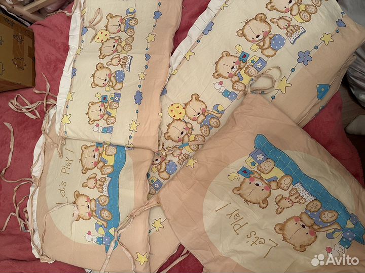 Бортики в детскую кроватку