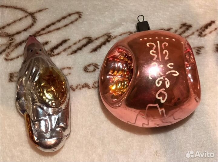 Елочные игрушки СССР советские