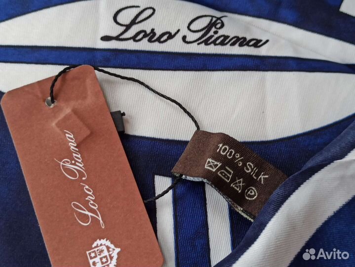 Платок Шелковый Loro Piano яркий новый