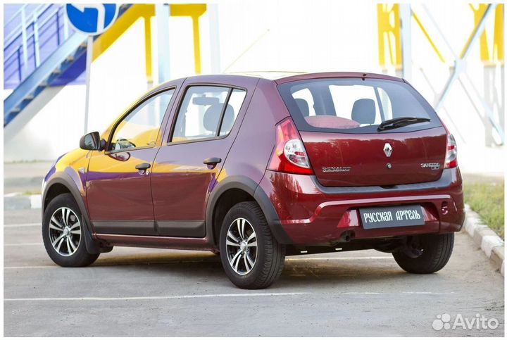 Накладки на колёсные арки Renault Sandero