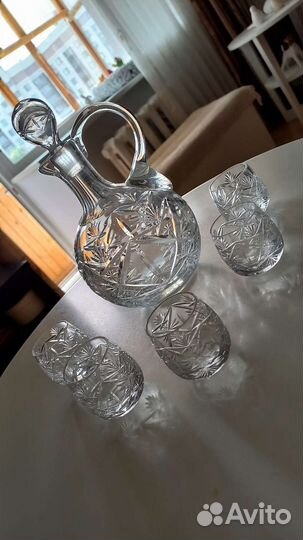 Набор для коньяка, хрусталь