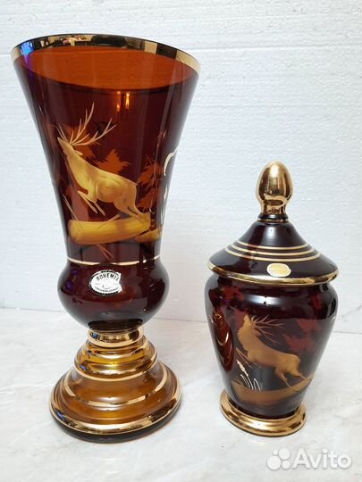 Вазы, Богемия Чехословакия 60-70гг прошлого века