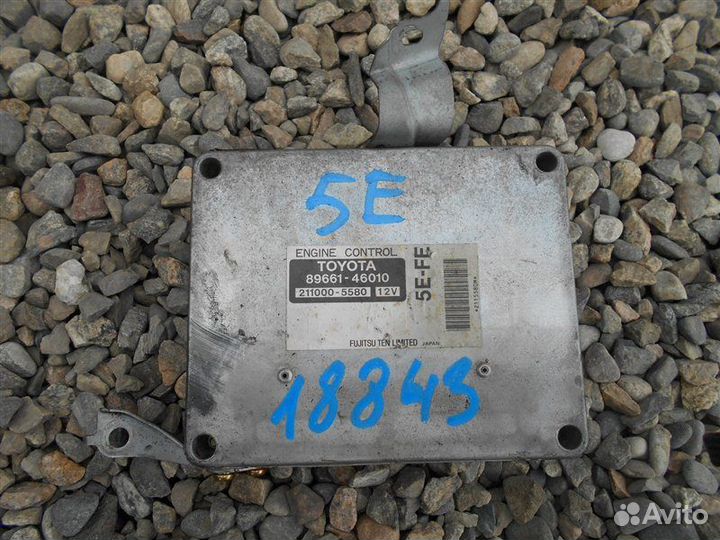 Блок efi Toyota Raum EXZ10 5E-FE