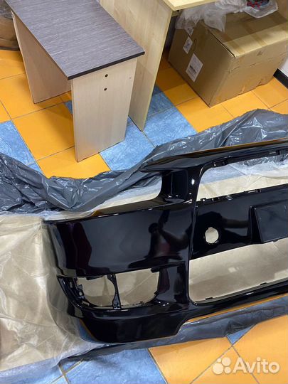 Бампер mitsubishi lancer 10 черный