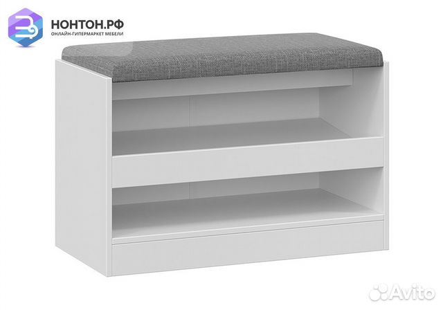 Тумба для обуви Агата белый