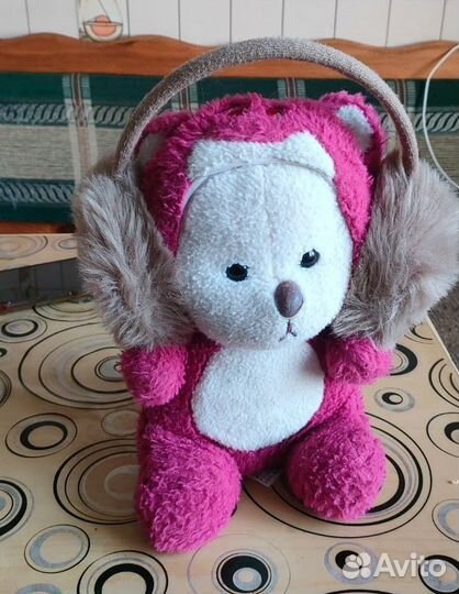 Теплые наушники детские