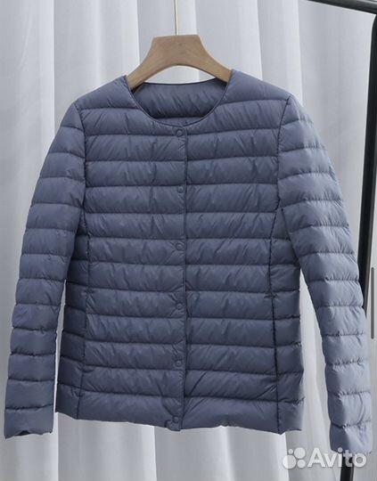 Uniqlo тонкий пуховик женский