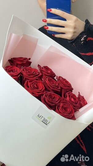 Букет из 11 роз красных
