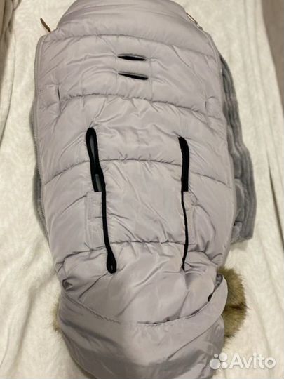 Зимний конверт в коляску Luxbay