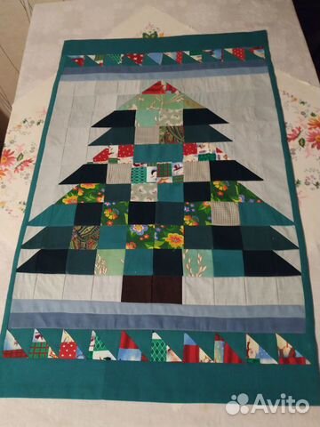 Дорожки на стол или панно на стену в стиле пэчворк