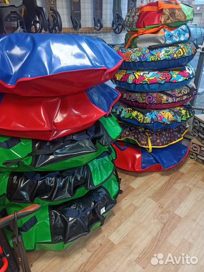 Ватрушки/надувные санки 80-120см новые