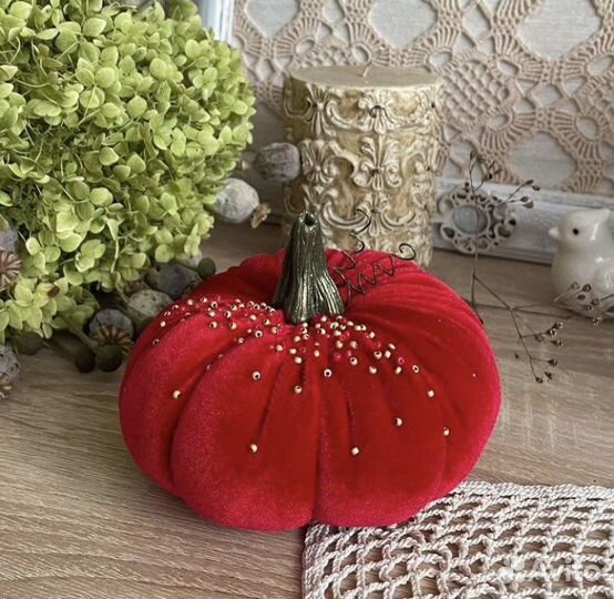 Интерьерные украшения-тыквы