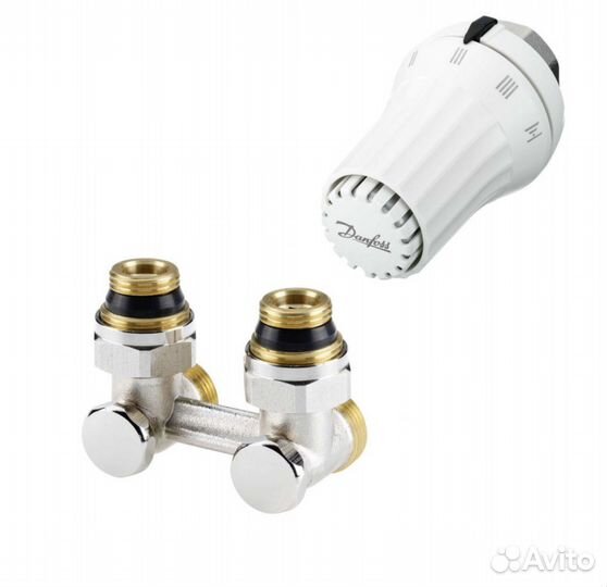 Термостатический комплект угловой Danfoss