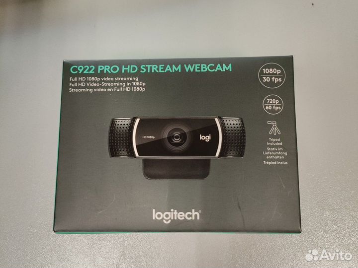 Веб-камера Logitech c922 pro hd stream webcam
