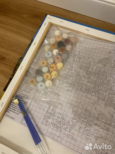 Картина по номерам новая