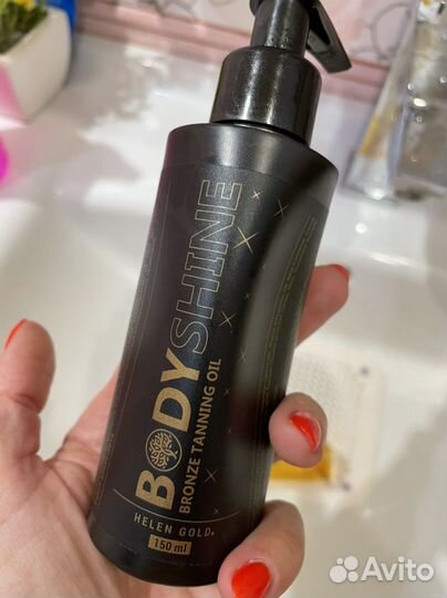 Масло-бронзатор Helen Gold Body Shine