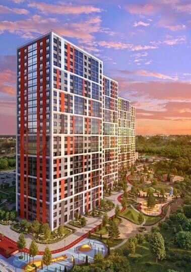 1-к. квартира, 40 м², 12/25 эт.