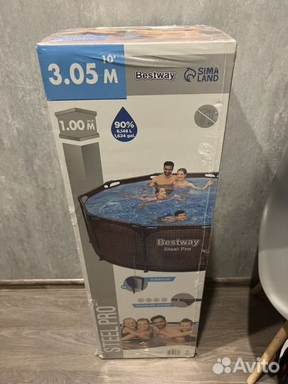 Каркасный бассейн Bestway Steel pro 305х305х100