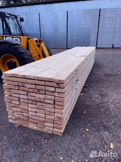 Доска обрезная 40х200х6000мм 1 сорт ГОСТ