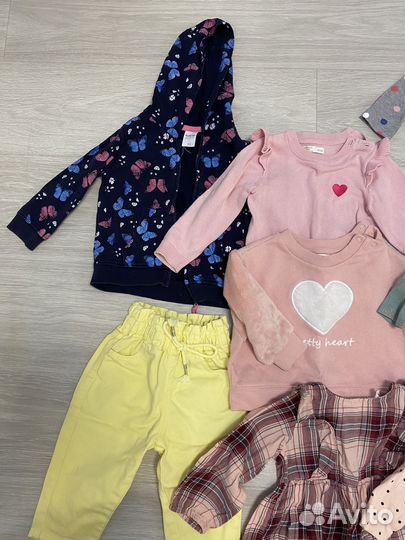 Вещи на девочку пакетом 80-86
