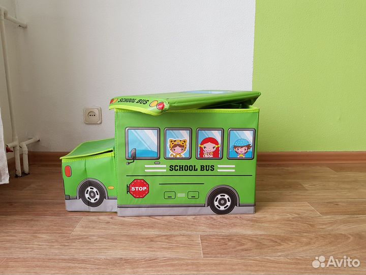 Игрушка автобус для хранения вещей