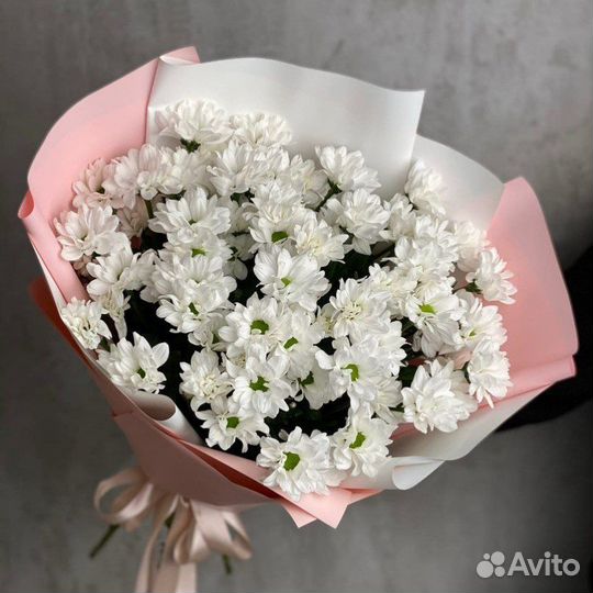 Букет цветы Хризантемы ромашки оптом цветы