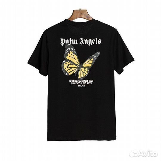 Футболка Palm Angels butterfly Чёрная