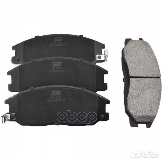 Колодки тормозные дисковые передние BP10103 SB